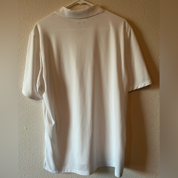 2/$35 White Adidas Golf Polo size Lg. - Picture 2 of 3